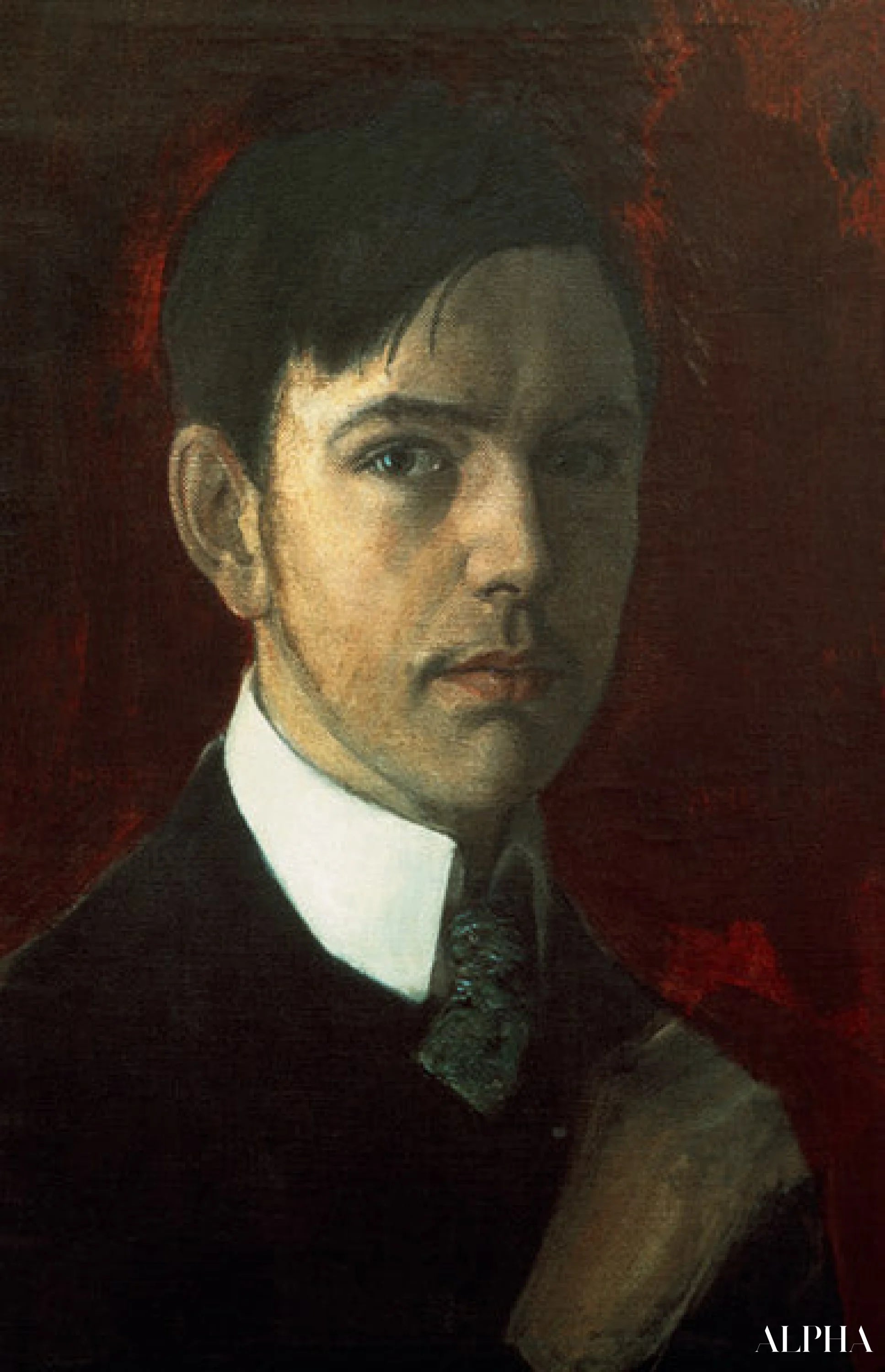 Autoportrait - August Macke - Reproductions de tableaux et peintures haut de gamme