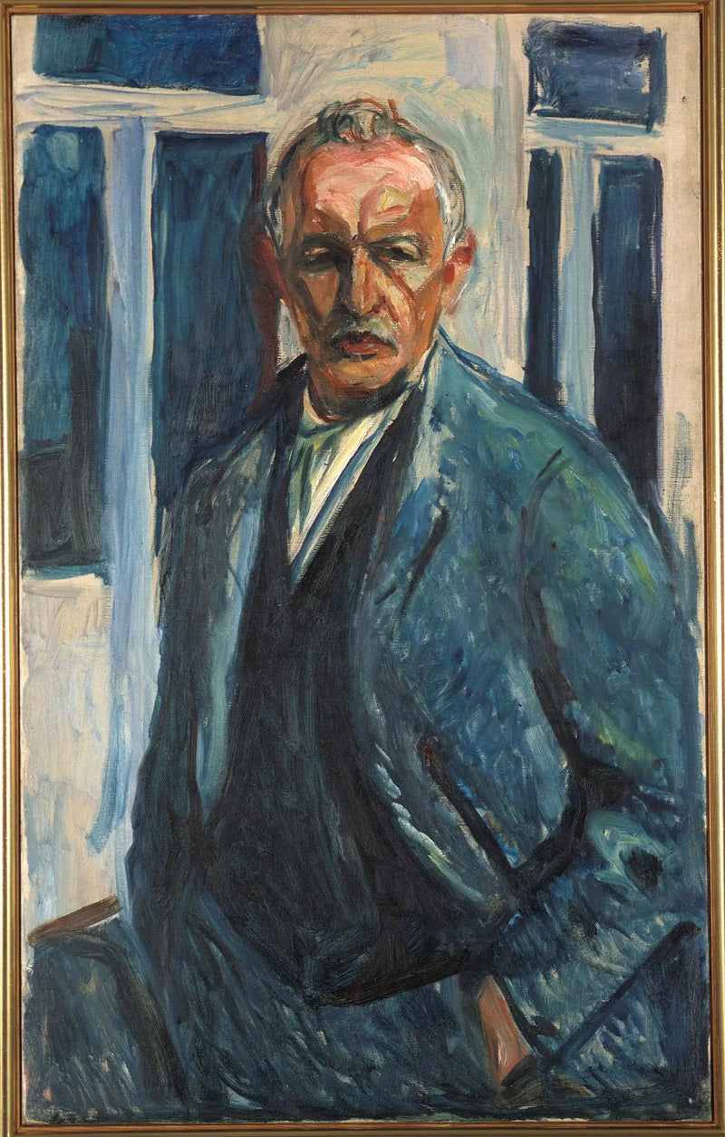 Self-Portrait with Hands in Pockets - Edvard Munch