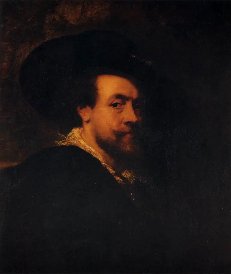 Self-Portrait with Hat - Peter Paul Rubens