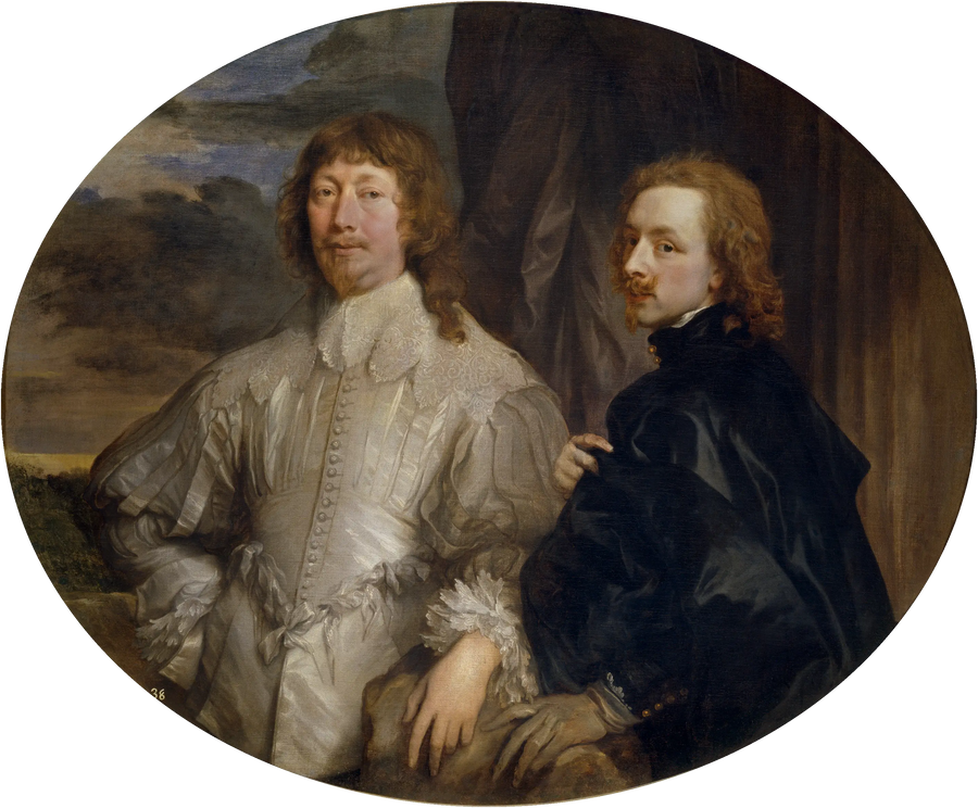 Self-Portrait with Endymion Porter - Antoine van Dyck