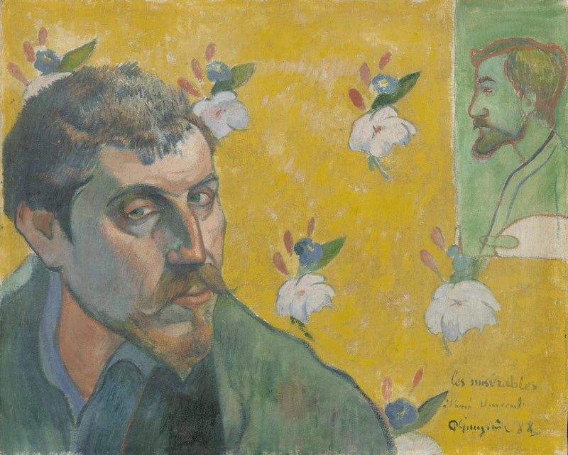 Self-Portrait with the Portrait of Bernard - Paul Gauguin