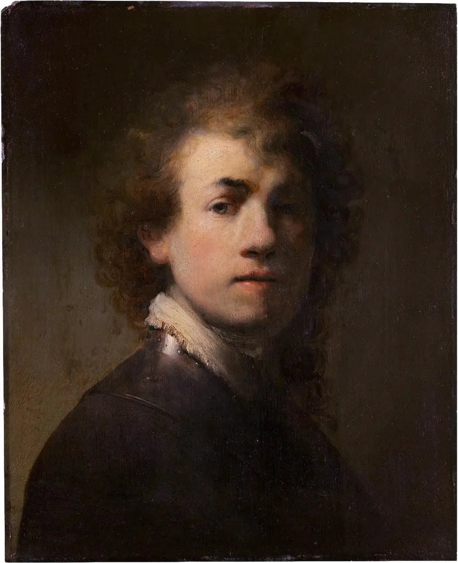Self-Portrait with a Gorget - Rembrandt