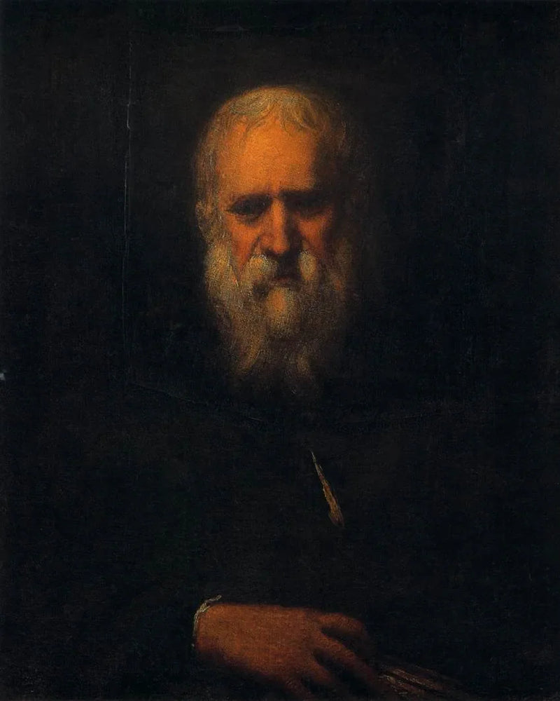 Self-portrait with a Book - Jacopo Tintoretto