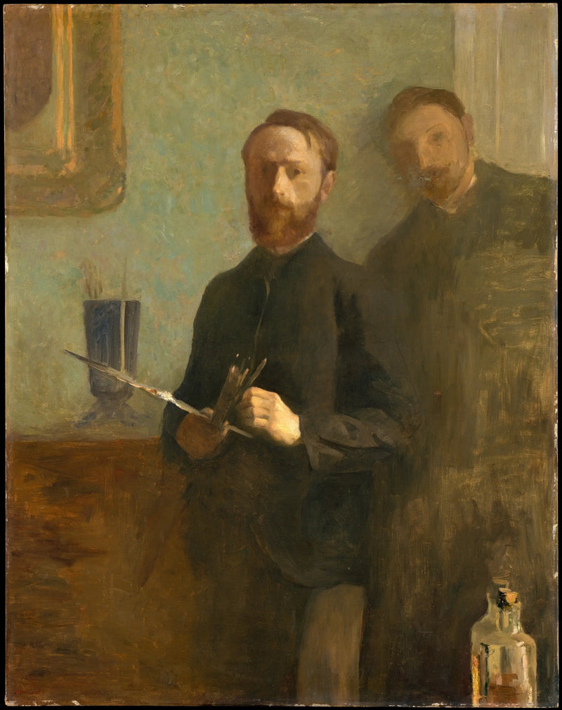 Self-Portrait with Waroquy - Édouard Vuillard
