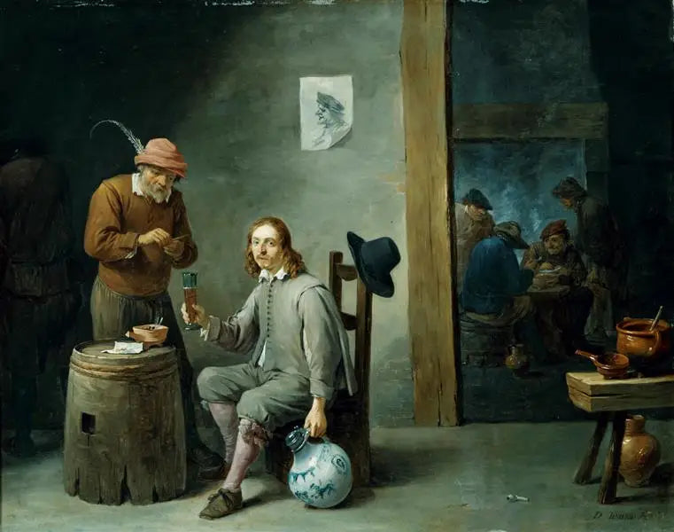 Self-portrait in a Cabaret - David Teniers the Younger