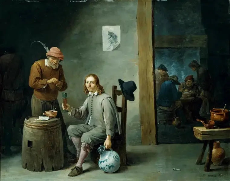Self-portrait in a Cabaret - David Teniers the Younger