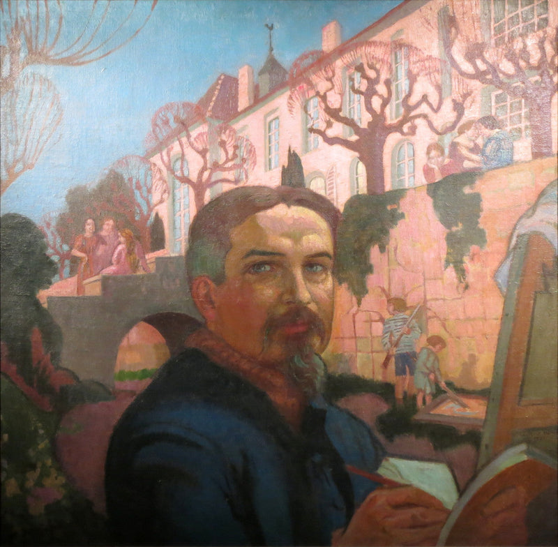 Self-portrait in front of the Priory - Maurice Denis