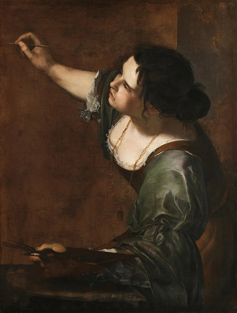 Self-portrait in Allegory of Painting - Artemisia Gentileschi