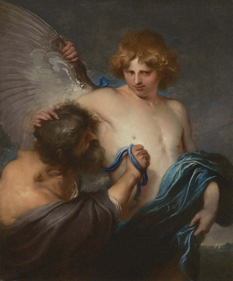 Self-Portrait as Icarus with Daedalus - Antoine van Dyck