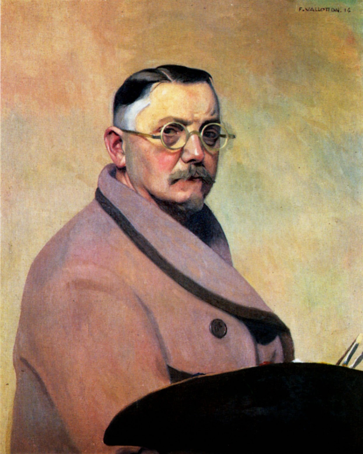Self-portrait in a bathrobe - Félix Vallotton