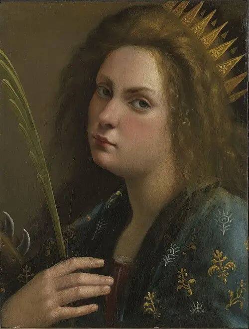 Self-Portrait as Saint Catherine of Alexandria - Artemisia Gentileschi