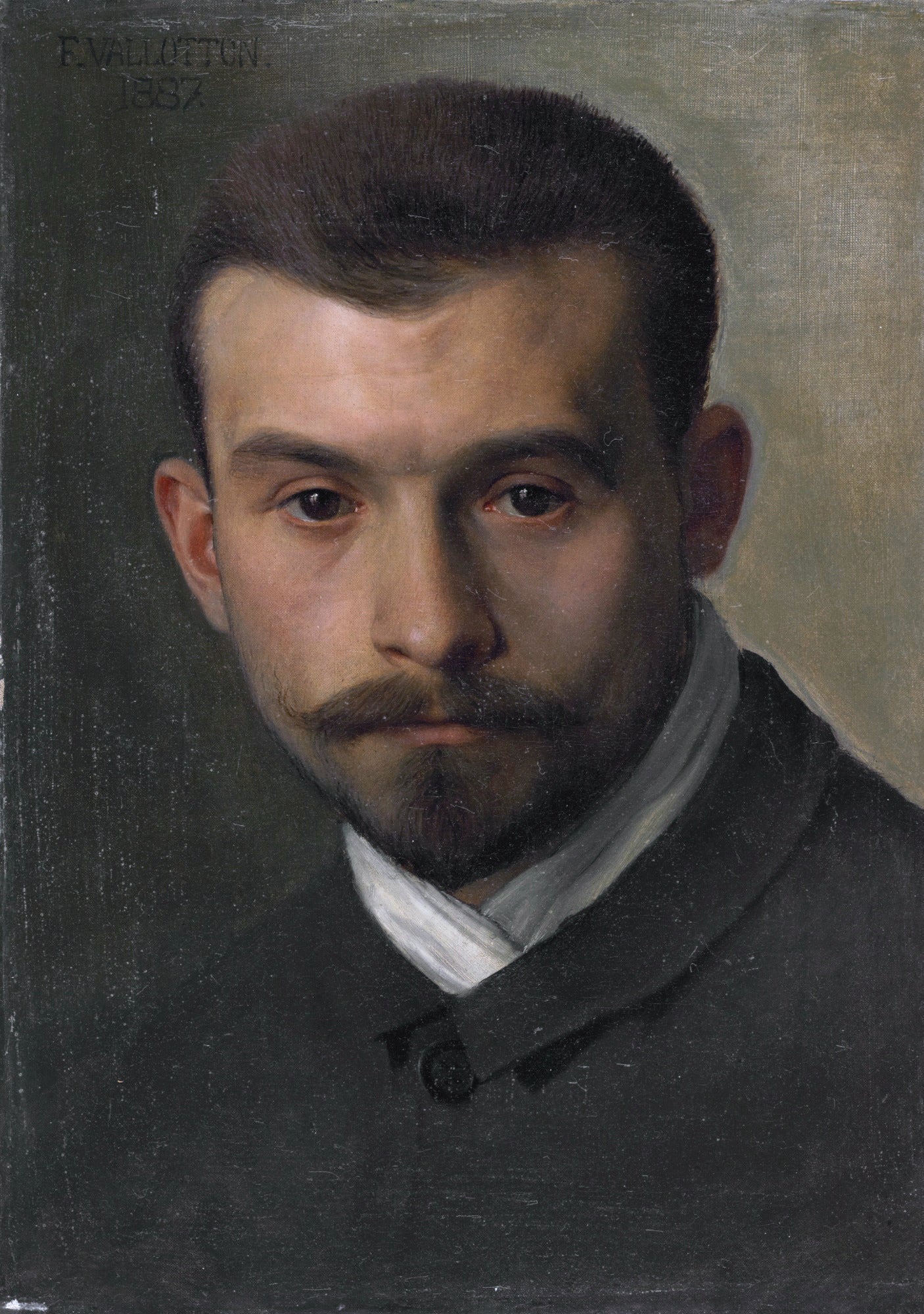 Self-portrait (Félix Vallotton, 1887) - Félix Vallotton