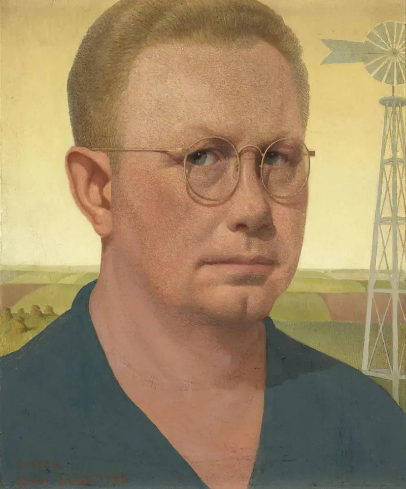 Self-Portrait - Grant Wood