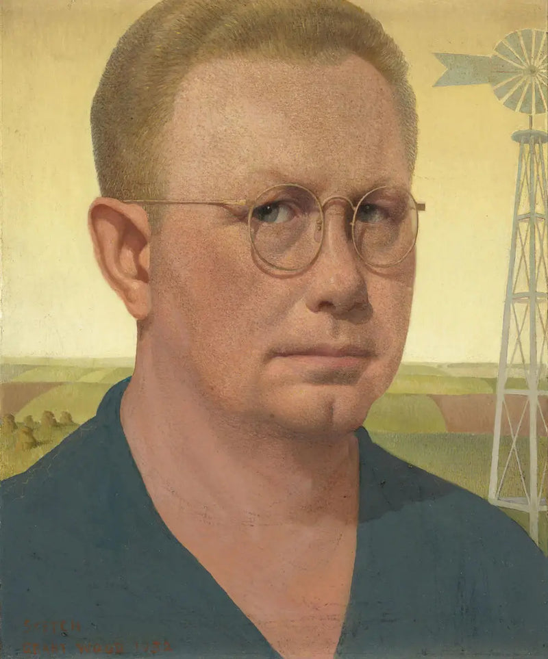 Self-Portrait - Grant Wood
