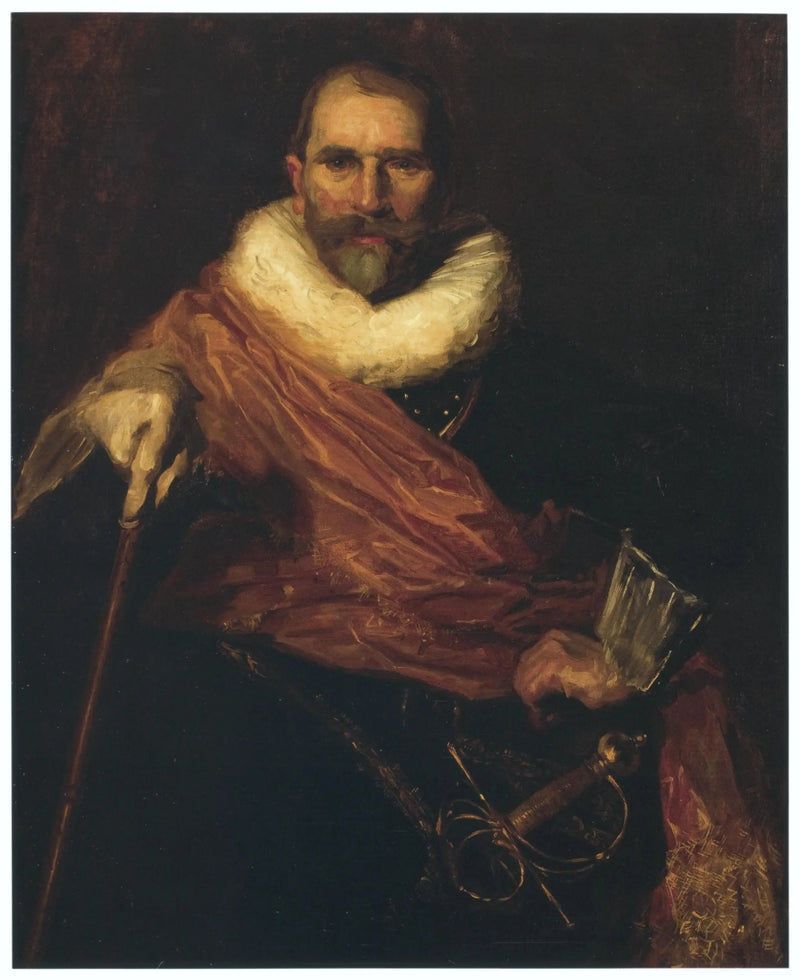 Self-portrait dressed as Johan Claesz Loo by Frans Hals - William Merritt Chase