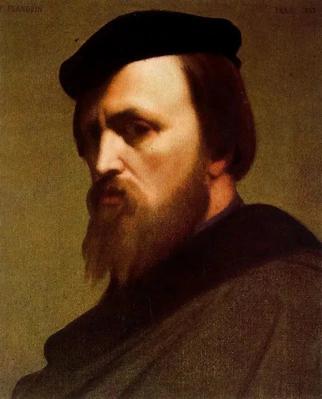 Self-Portrait - Hippolyte Flandrin