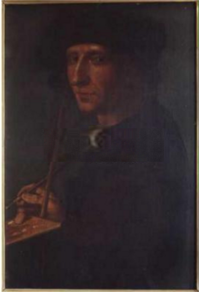 Self-portrait - Jacob Cornelisz van Oostsanen