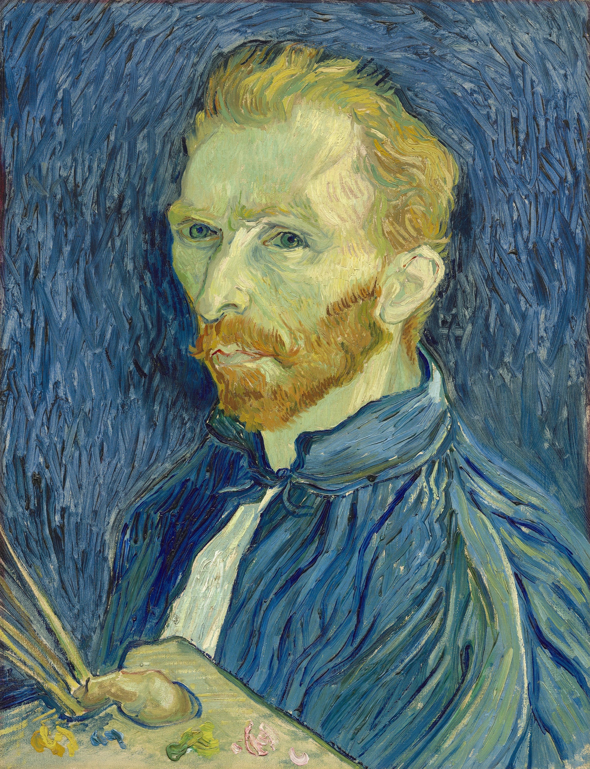 Autoportrait à la palette F626 de Vincent van Gogh, National Gallery of Art