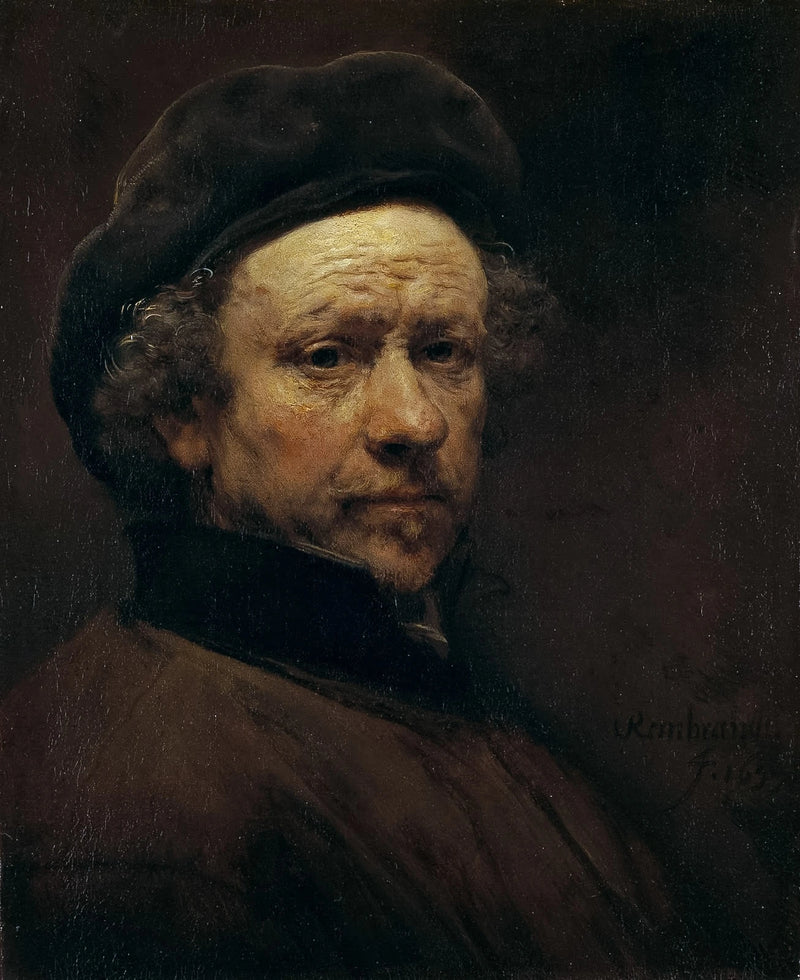 Self-Portrait at the Age of 51 - Rembrandt