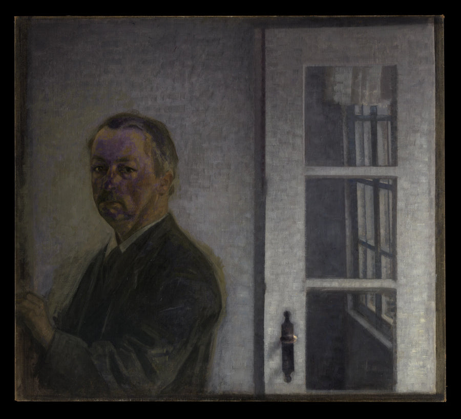 Autoportrait à Spurveskjul - Vilhelm Hammershøi