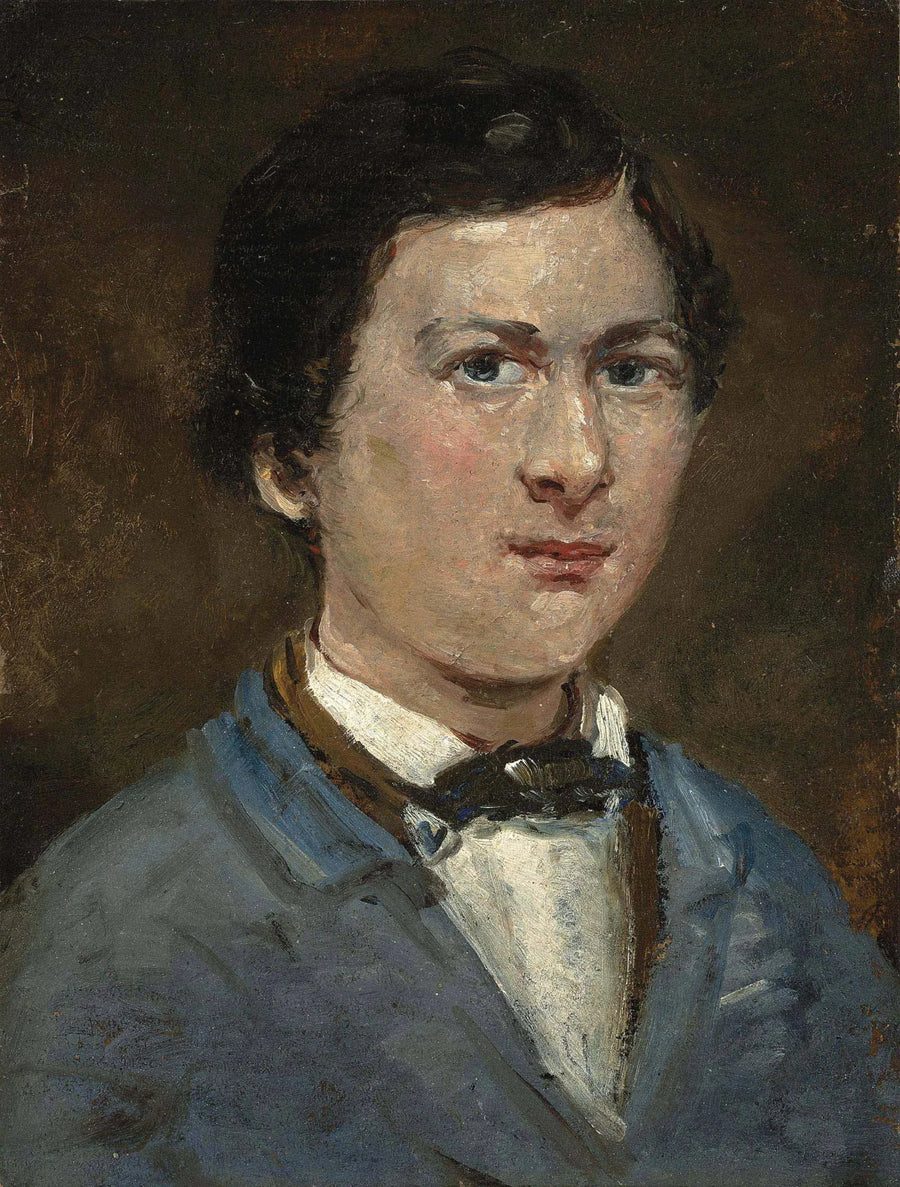 Self-Portrait circa 1818-1821 - Jean-Baptiste Camille Corot