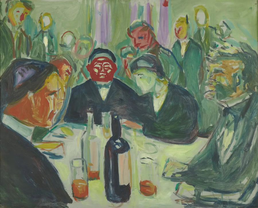 Around the Table - Edvard Munch