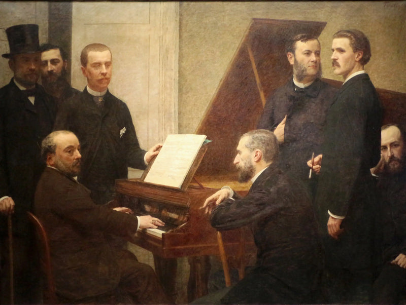Around the Piano - Henri Fantin-Latour