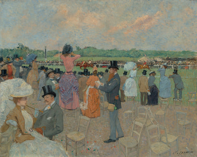 Aux Courses à Longchamp - Jean-Louis Forain - Alpha Reproduction