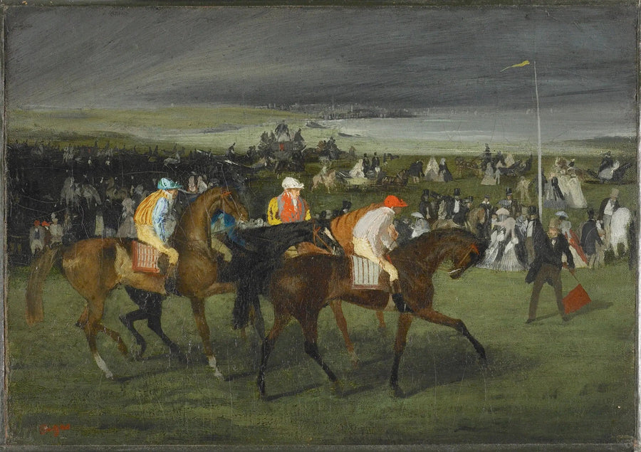 At the Races, the Start - Edgar Degas