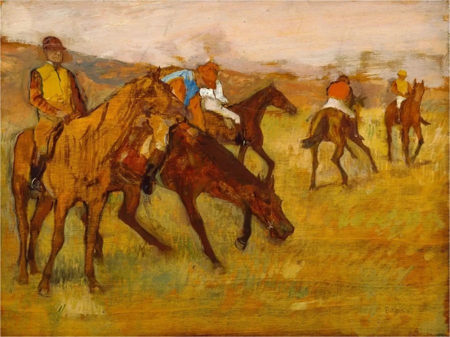 Before the Race - Edgar Degas