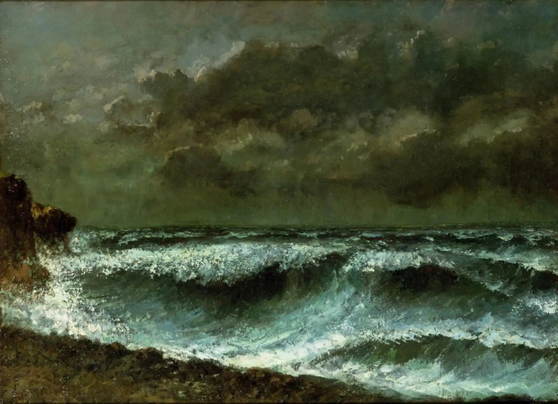 Before the Storm on the Horizon - Gustave Courbet