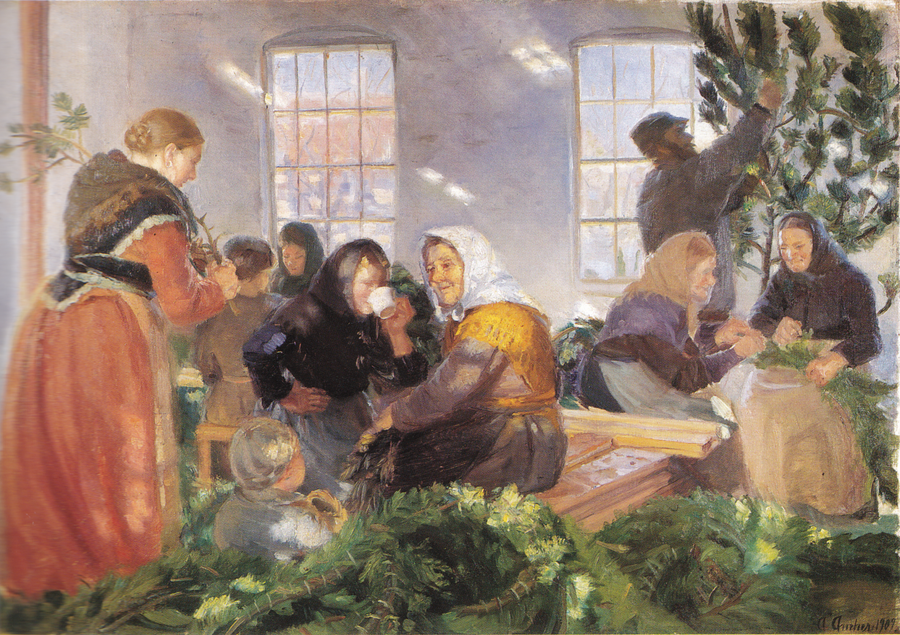 Before the King's Arrival - Anna Ancher