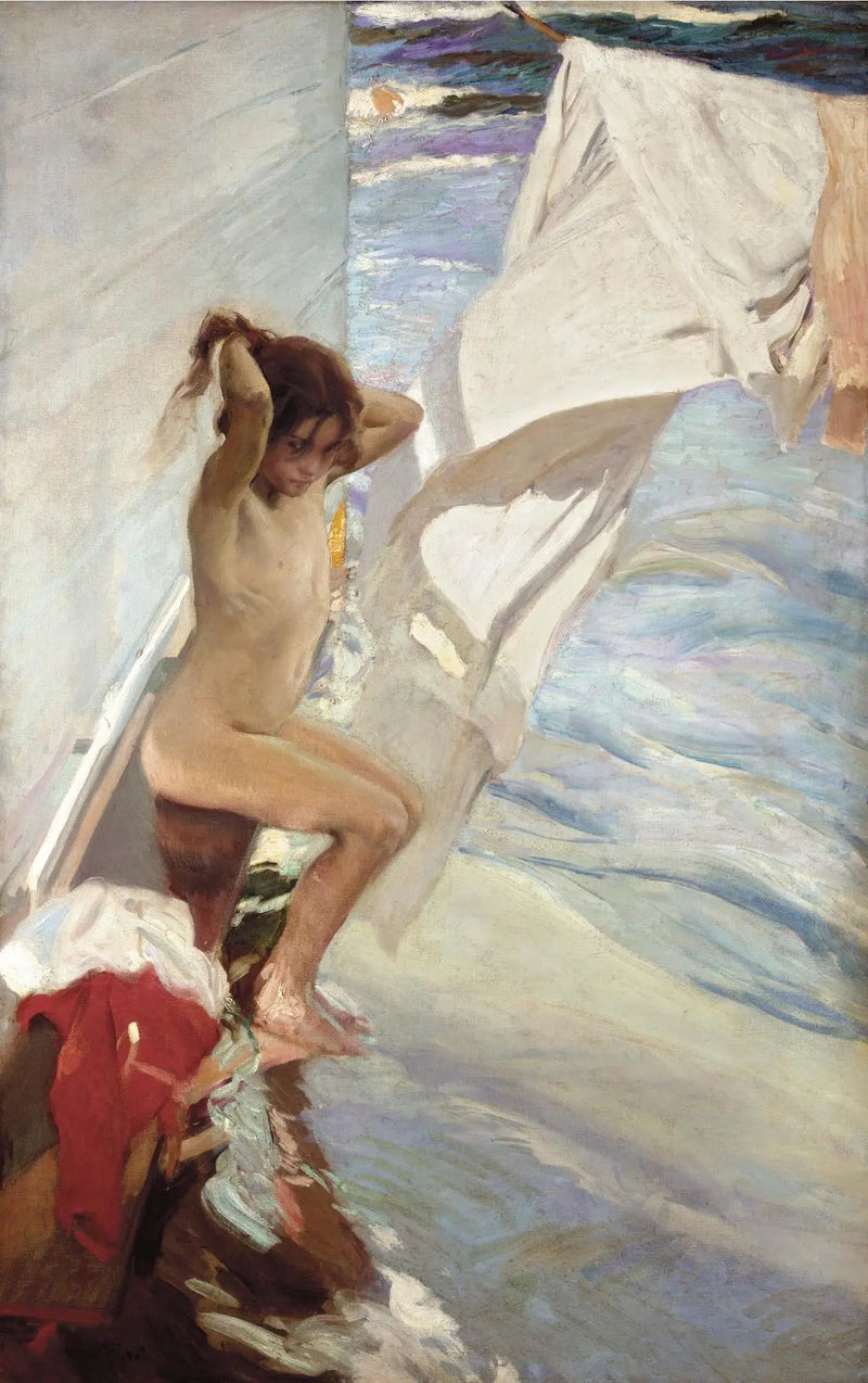 Before the Bath - Joaquín Sorolla