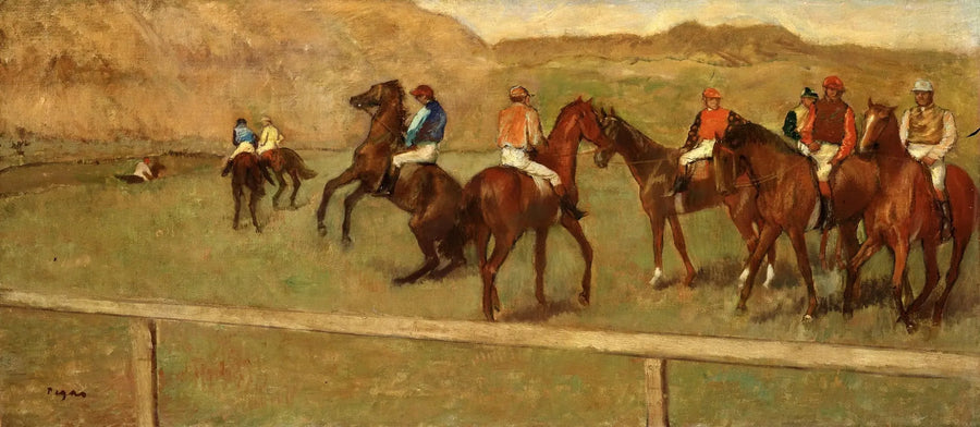 Before the Departure - Edgar Degas