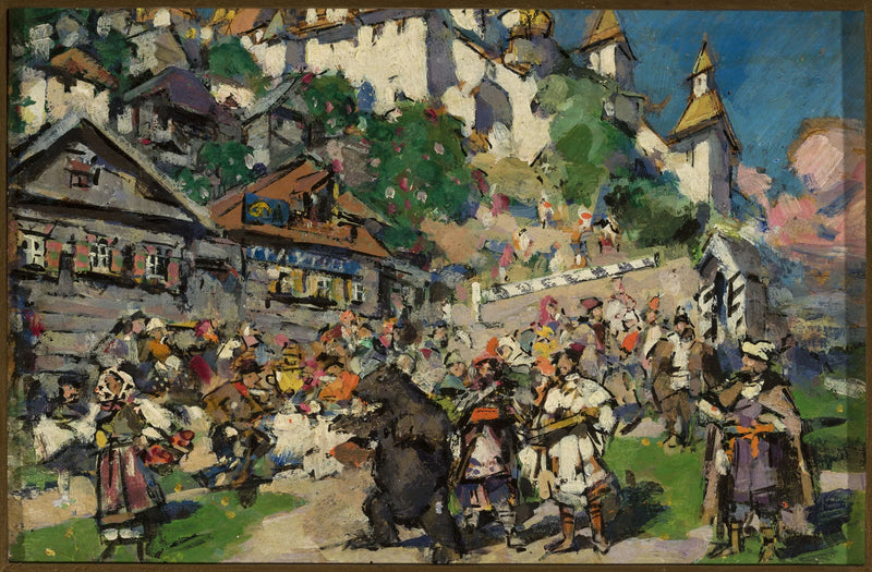 With Bears in Siberia - Konstantin Korovin