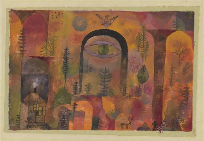 With the Eagle - Paul Klee