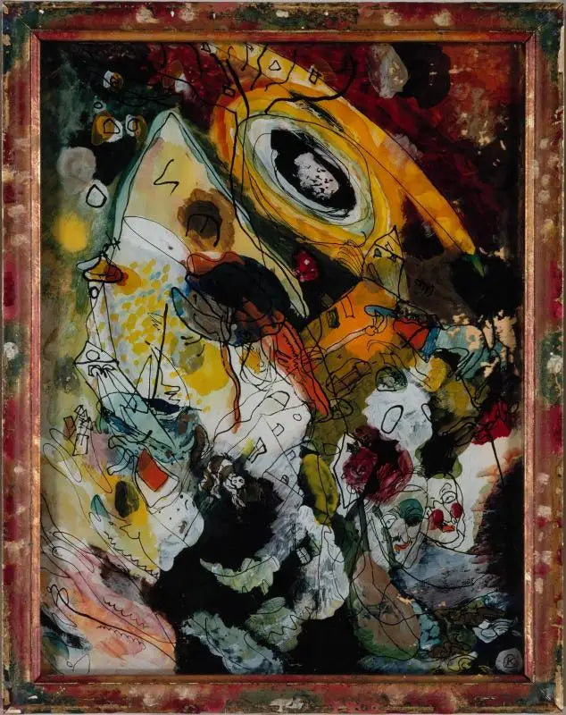 With pince-nez - Vassily Kandinsky
