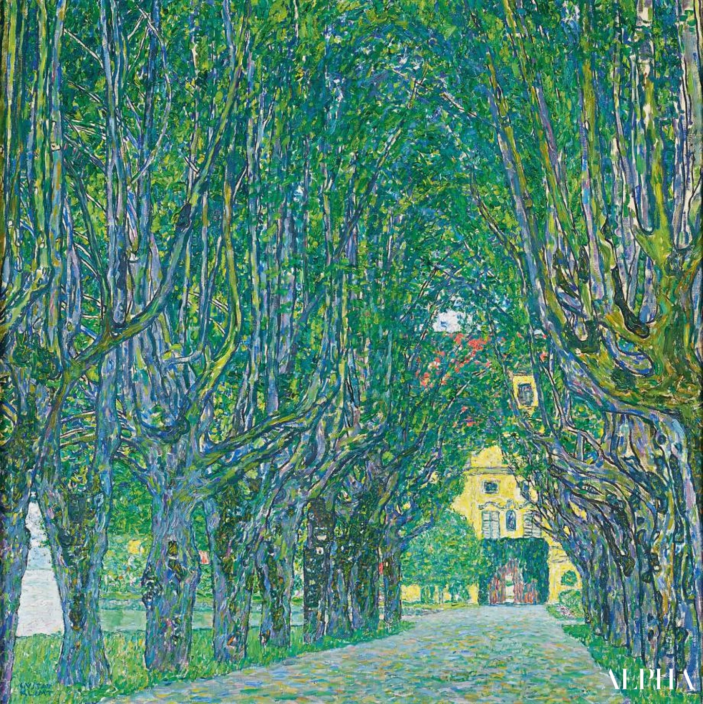 Avenue dans le parc de Schloss Kammer - Gustav Klimt - Reproductions de tableaux et peintures haut de gamme