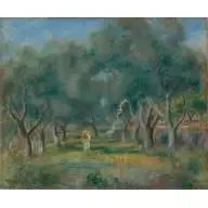 Avenue of the Olive Trees - Pierre-Auguste Renoir