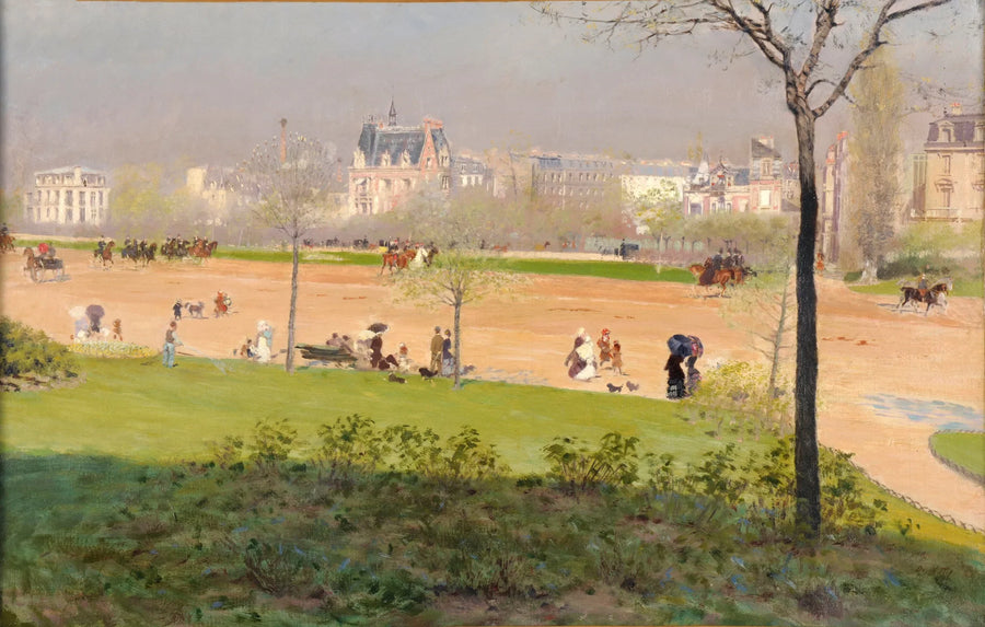 Avenue of the Bois de Boulogne - Giuseppe De Nittis
