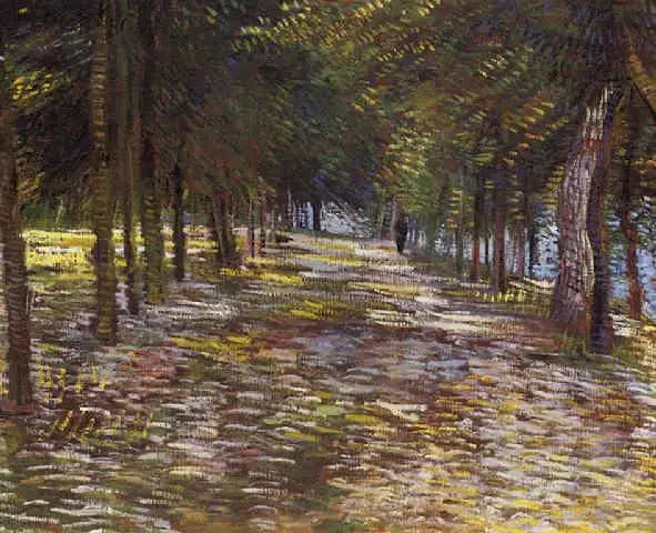 Avenue de Parc Voyer d'Argenson in Asnières - Vincent van Gogh