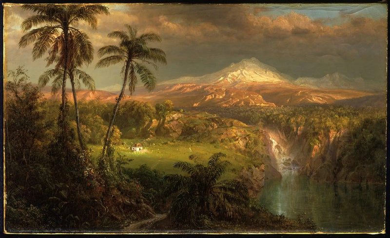 Passing showers under the tropics - Frederic Edwin Church