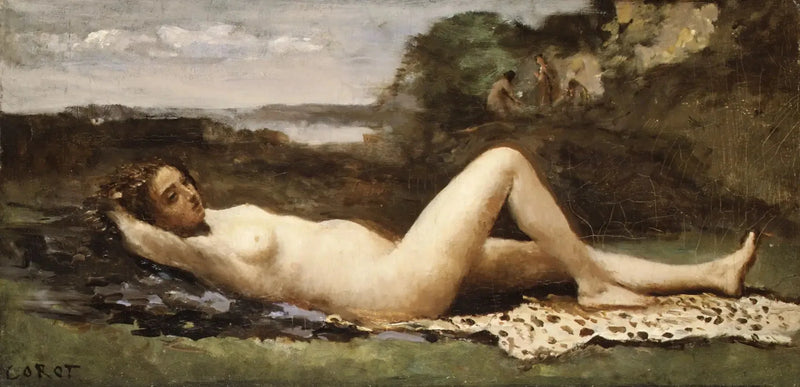 Bacchante in a Landscape - Jean-Baptiste Camille Corot