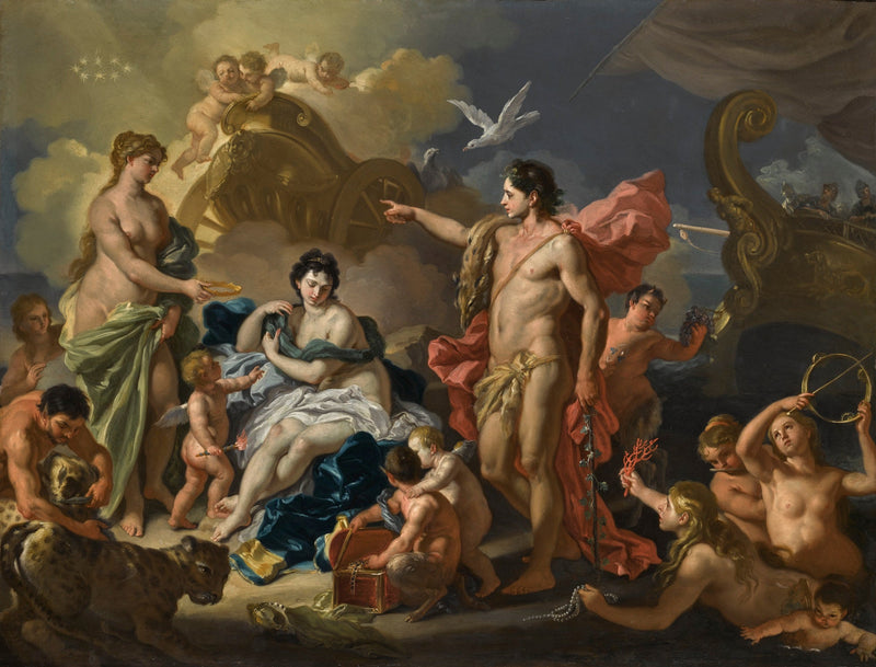 Bacchus and Ariadne - Francesco Solimena