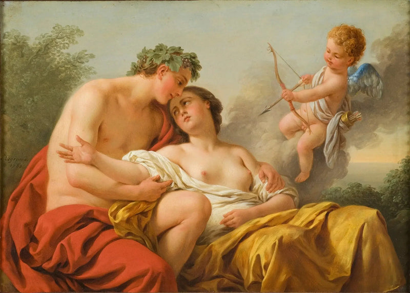 Bacchus and Ariadne - Louis Jean François Lagrenée