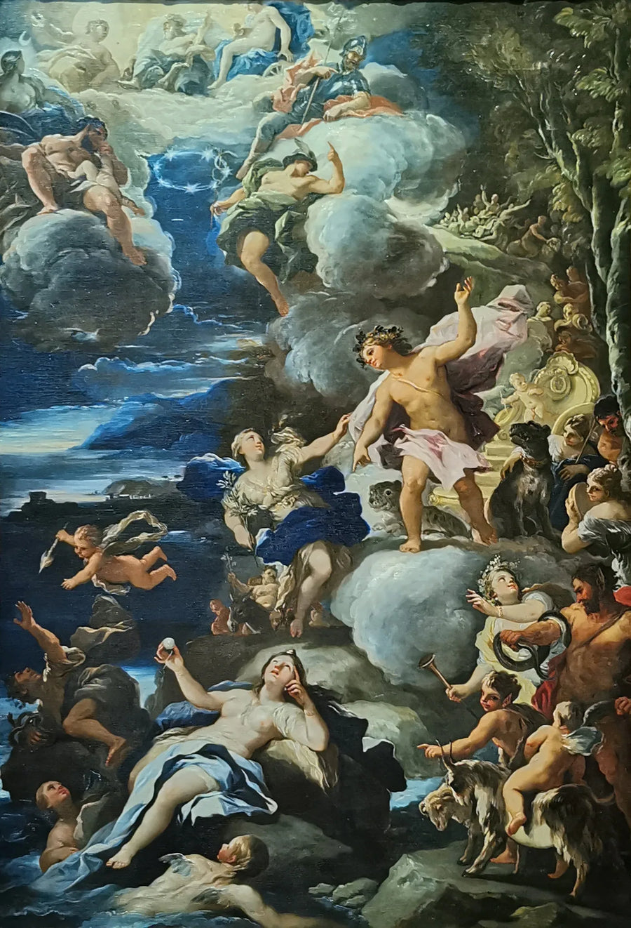 Bacchus and Ariadne - Luca Giordano