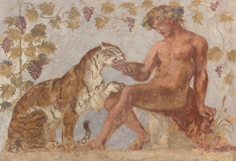 Bacchus and a Tiger - Eugène Delacroix