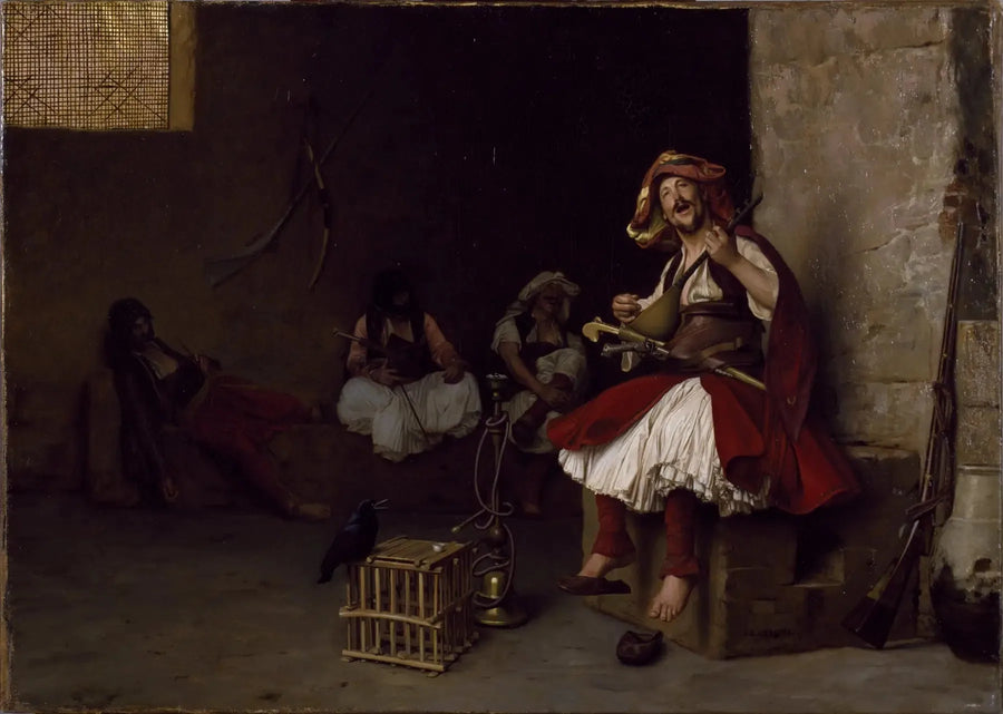 Bachi-bouzouk singing - Jean-Léon Gérôme