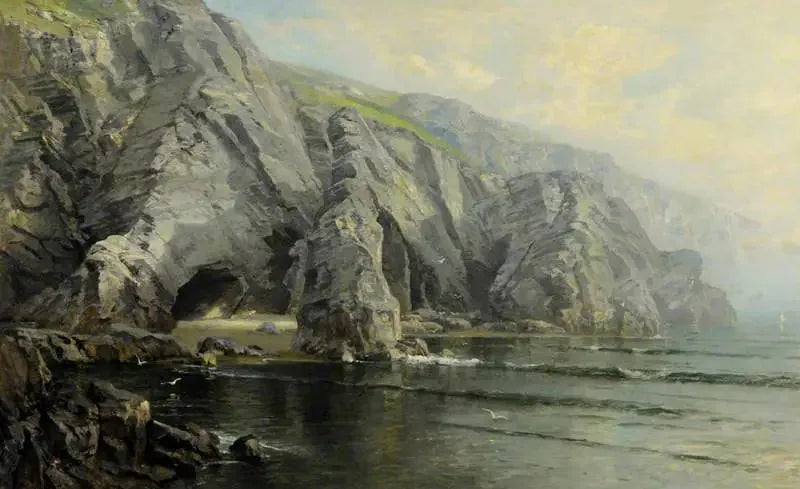 Bay of Moulin Huet, Guernsey - William Trost Richards