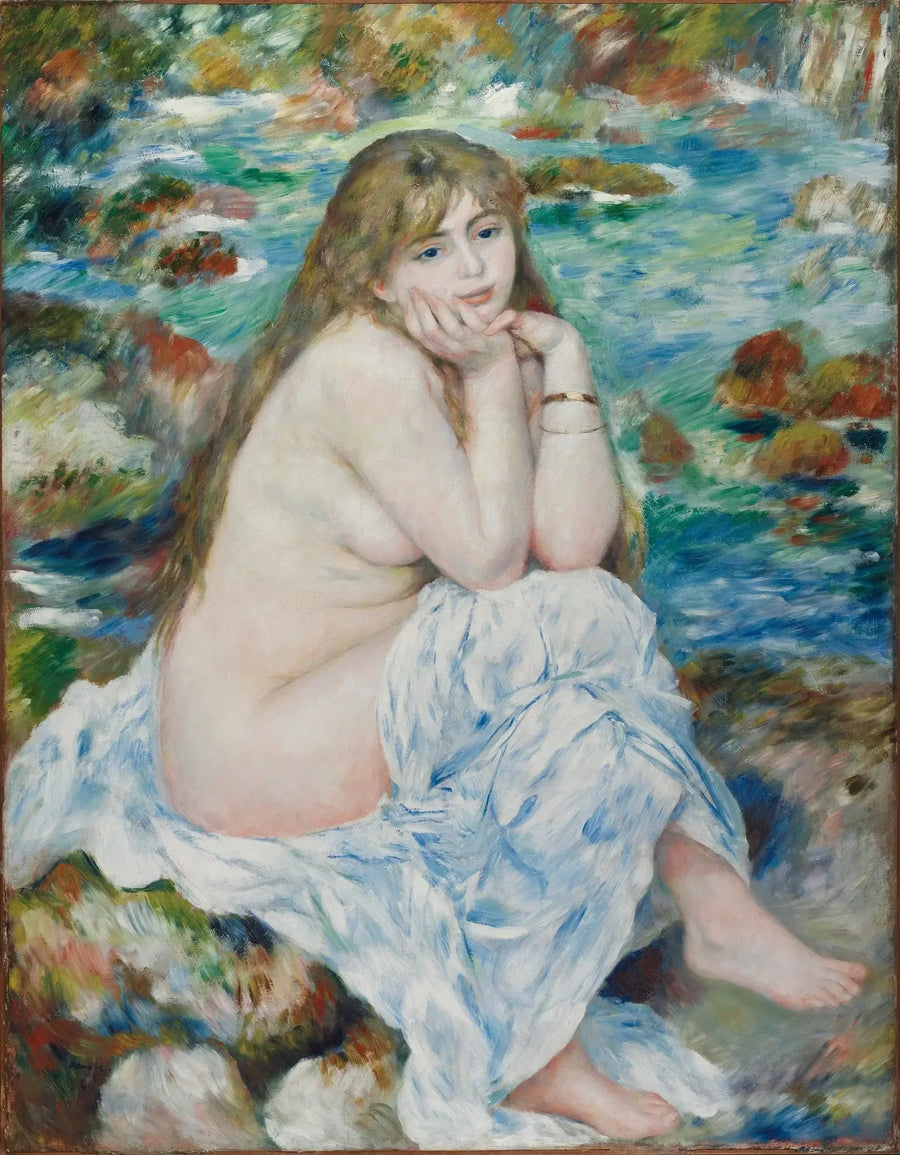Seated Bather - Pierre-Auguste Renoir